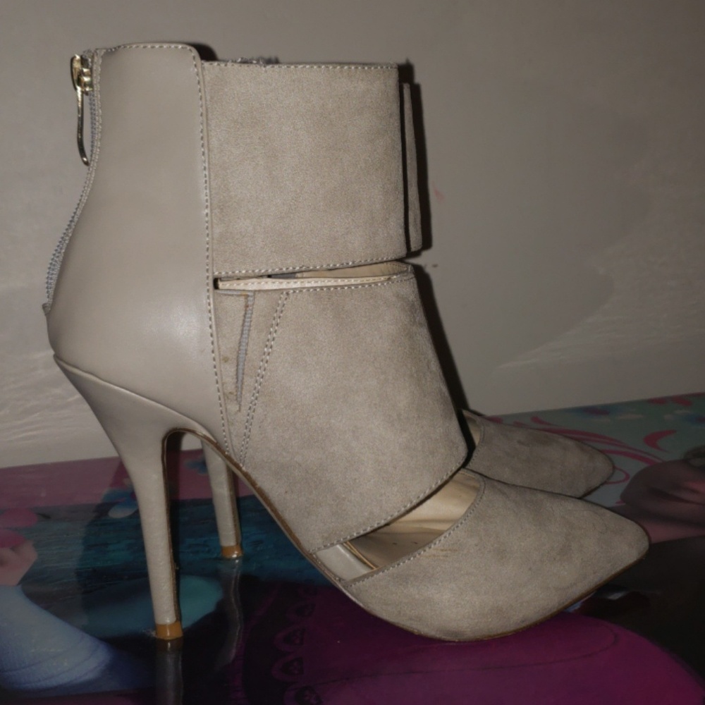 Light grey heels